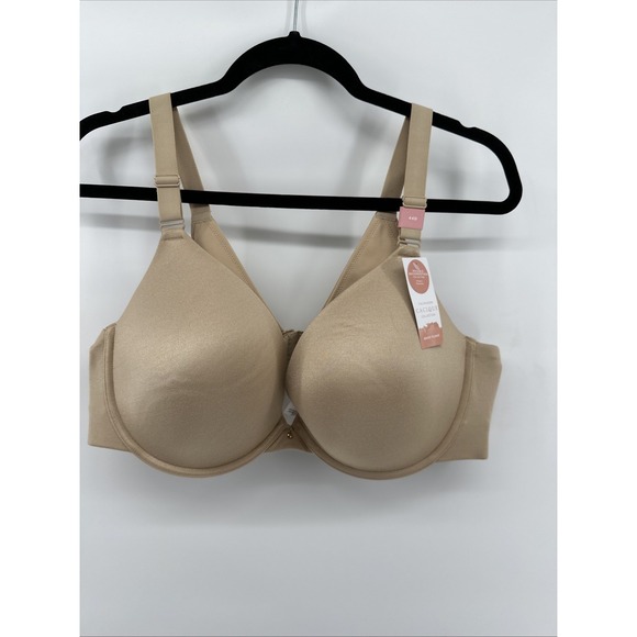 Lane Bryant Cacique Boost Plunge Underwire Support Invisible Backsmoother 44D - Picture 1 of 4